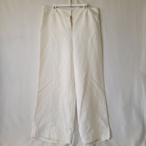 LOFT Elegant White Trousers